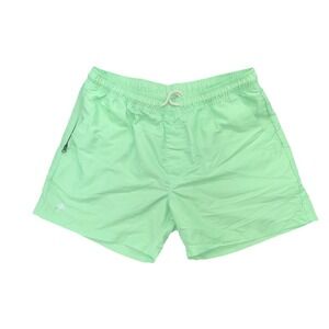 OAS Swim Trunks Size 2XL Mens Solid Green Swim Shorts Summer Beach Pool
